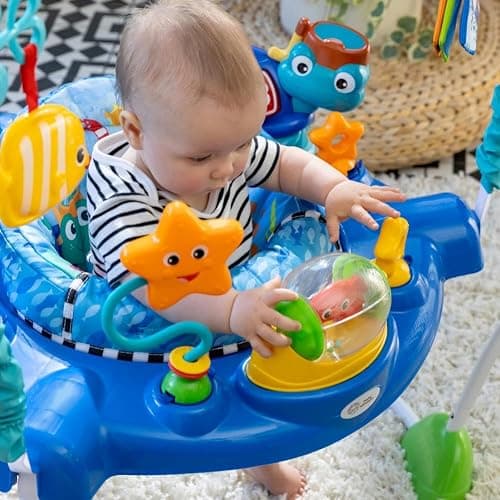 Baby Einstein Neptune's Ocean Discovery Activity Baby Jumper Activity Center, Ages 6 Months +, Max Weight 25 lbs., Unisex thumbnail 11