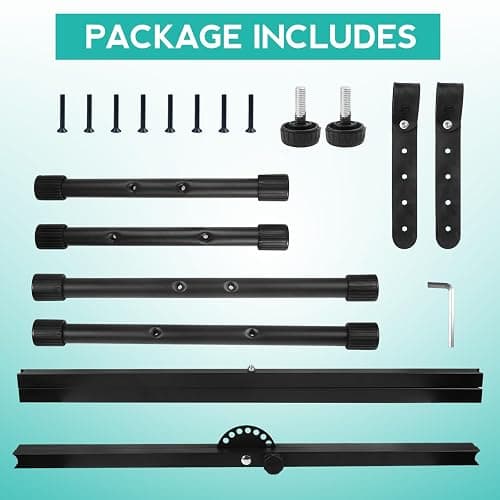 Bazayona Keyboard Stand Piano Bench Set, Double X Adjustable Keyboard Stand Piano Stand with Lockable Straps, (Piano Keyboard Stand x 1, Piano Bench x 1), (7 Adjustable Heights), Black thumbnail 6