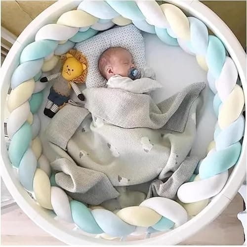 GYCF Knotted Cushion, Braided Knotted Cushion, Handmade Soft Knot Pillow, Cotton Bed Set All Round Braided Pillow for Room Bed, Decor Knot Pillow,A16,1.5 m thumbnail 3