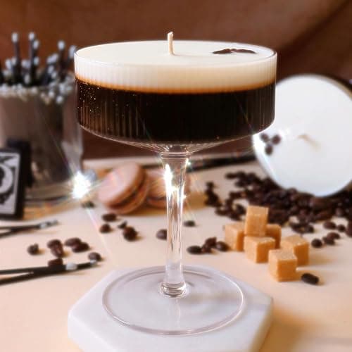 Reimagine Discovery Espresso Martini Candle, 50+ Hour Long-Lasting Burn Handcrafted Decorative Candles for Home Scented, Coffee Bar Accessories & Decor, Birthday Candle Martini Party Decorations thumbnail 5