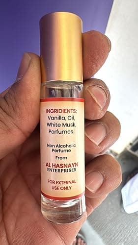 AL HASNAYN Vanilla vibes Fragrance Oil Roll-On Perfume 6ML 0.20 fl oz |Rollerball perfume |Alcohol free| Long Lasting | Gifts for men women| thumbnail 9