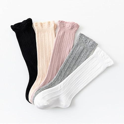 Apone Fatu Baby Knee High Socks Newborn Infants Toddlers Cotton Uniform Stockings Warm Cotton Boys Girls Stockings thumbnail 3
