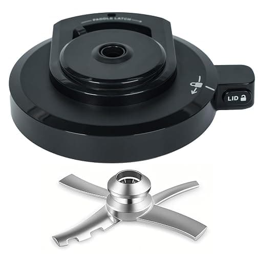 Outer Bowl Lid with Paddle Compatible with Ninja NC301 NC300 Series Ice Cream Maker,Reusable BPA-Free Replacement Lid, Creami Accessories Suit for NC299AMZ/NC301/NC300/NC201/NC101 Series - Image 1