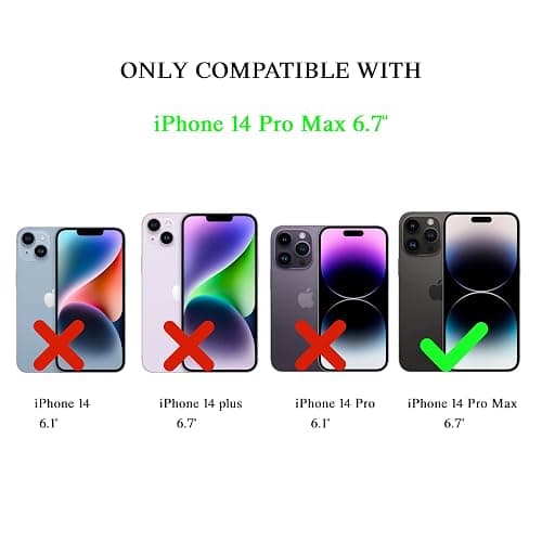 Eurdosmk Cowboy Cowgirl Riding Horse Case Compatible with iPhone 14 Pro Max, Hippie Aesthetic Wild West Scenery Case for iPhone 14 Pro Max, Trendy Cool TPU Bumper Phone Case Cover - Cowboy Cowgirl thumbnail 5