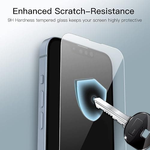JETech Full Coverage Screen Protector for iPhone 16e 2025, iPhone 14 6.1-Inch, 9H Tempered Glass Film Case-Friendly, HD Clear, 3-Pack thumbnail 4
