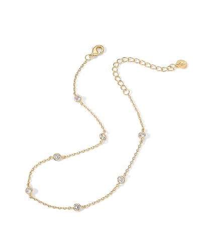 PAVOI 14K Gold Plated Anklet for Women - Trendy Link Chain Ankle Bracelet Summer Jewelry - Boho Dainty Anklets with Cubic Zirconia, Beaded, Evil Eye, Star, Station, Pearls Adjustable Gold Jewelry thumbnail 4