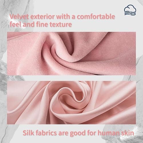 Soft Sleep Eye Mask Bluetooth Headband Wireless Headphones, SYPVRY Adjustable Sleep Mask for Sleeping Meditation Insomnia Night Mask Music Eye Cover for Side Sleepers Airplane Travel, Pink thumbnail 3