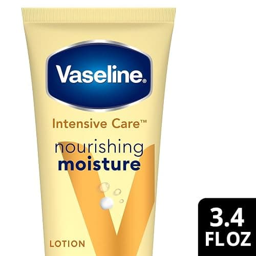 Vaseline Lotion, Intensive Care Nourishing Moisture 2-Pack – Moisturizer with Oat Extract + Ultra-Hydrating Lipids for Healing Extremely Dry Skin, 3.4 Oz Ea thumbnail 3