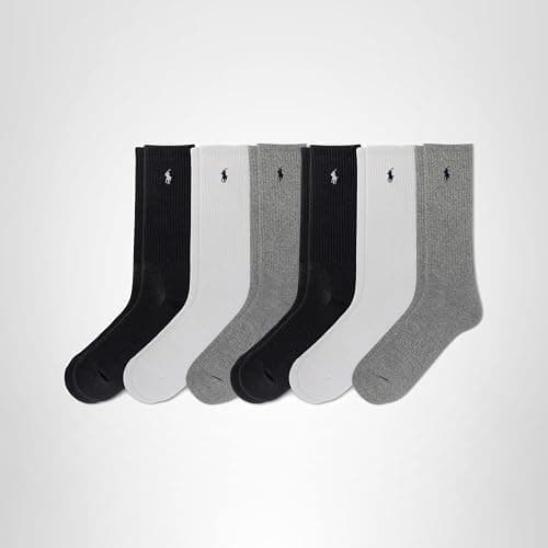 POLO RALPH LAUREN Men's Performance Crew Socks 6 Pack thumbnail 8