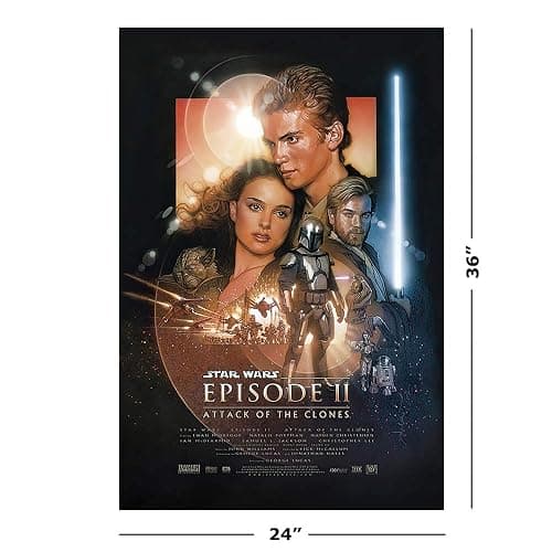 POSTER STOP ONLINE Star Wars Episode II - Attack of the Clones - Movie Poster/Print (Regular Style) (Size 24" x 36") thumbnail 2