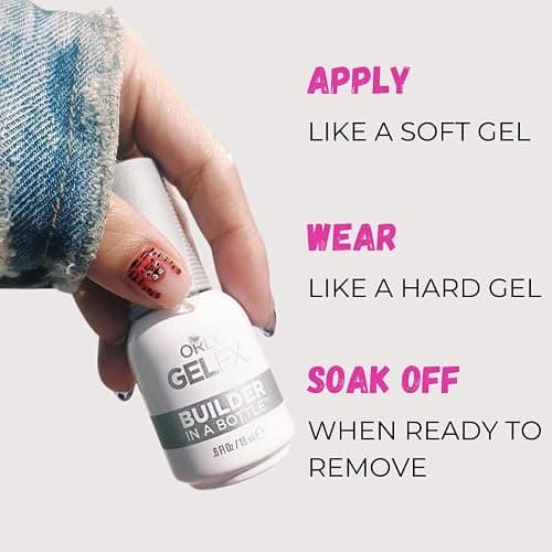 Orly Builder In A Bottle Soak-Off Sculpting Gel For Quick Nail Extension, Repair And Strengthening | Long-Lasting Builder Gel With Brush-On Application | Salon-Quality Nails At Home (18ml) thumbnail 7