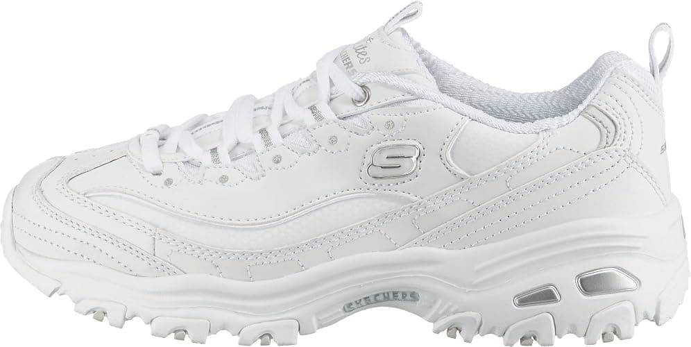 Skechers Womens D'Lites Fresh Start Memory Foam Lace-up Sneaker thumbnail 5