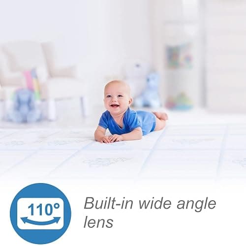 VTech RM7764-2HD Smart WiFi 2 Camera BabyMonitor, 360° Pan&Tilt, 10X Zoom, 7” HD Display & NightVision, Soothing Sounds, 2-Way Talk, Temperature & Motion Detection thumbnail 11