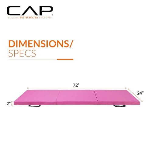 CAP Barbell All Purpose Folding Anti Tear Exercise Training Aerobic Fitness Gym & Gymnastics Balance Mat | Multiple colors thumbnail 4