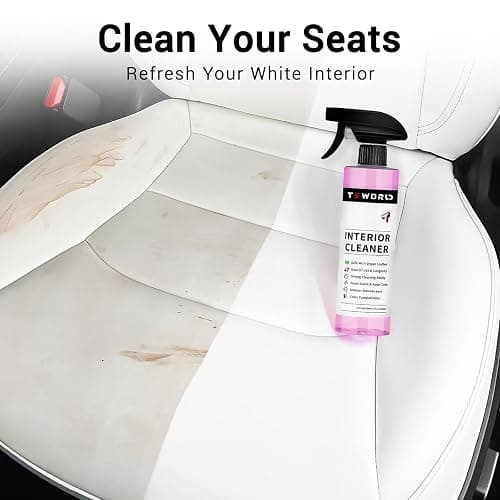 Tesla Seat Cleaner Remover Stain Biodegradable, Safe on White & Black Vegan Leather, Tesla Interior Cleaning Products for Seats, Console, Dash, Tesla Model 3/Y/S/X Accessories for 2025 | 2026 thumbnail 4