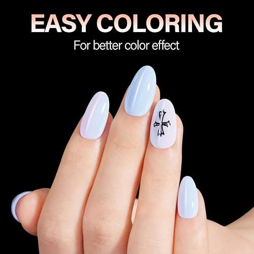 AILLSA Short Oval Round Nails 504PCS Clear Gel Nails Tips Press on False Soft Nails Tip Full Cover Fake Gelly Nails Tips for Nail Extension DIY Home Salon Gift, 10 Sizes Preshaped Nail Tips thumbnail 2