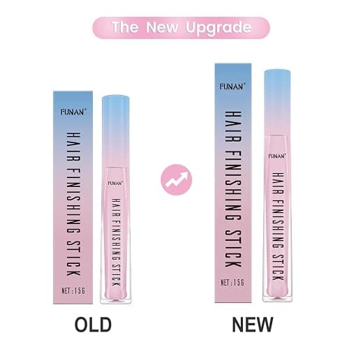 FUNAN Hair Finishing Stick 2 Pack for Small Broken Hair Cream, Broken Hair Finishing Stick, Hair Gel for Women Naturally Refreshing, Hair Wax Stick, Non-Greasy and Non-Sticky thumbnail 8