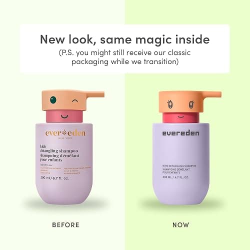 Evereden Kids Shampoo | Detangling Shampoo for Girls with Curly or Straight Hair | Clean, Non-Toxic, and Gentle Haircare | Sulfate-Free, Hypoallergenic, Safe for Daily Use | 6.7 fl oz (Pack of 2) thumbnail 4