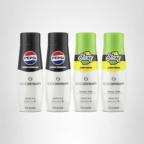 SodaStream® Pepsi® Starry® Zero Sugar Beverage Mix Variety Pack (440ml, Pack of 4) thumbnail 7