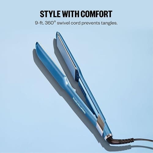 BabylissPRO Nano Titanium Ultra-Sleek Hair Straightener, Flat Iron for All Hair Types thumbnail 6