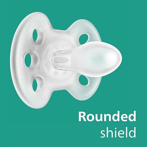 Philips Avent Ultra Soft Pacifier - 4 x Soft and Flexible Baby Pacifiers for Babies Aged 0-6 Months, BPA Free with Sterilizer Carry Case (Model SCF091/23) thumbnail 4