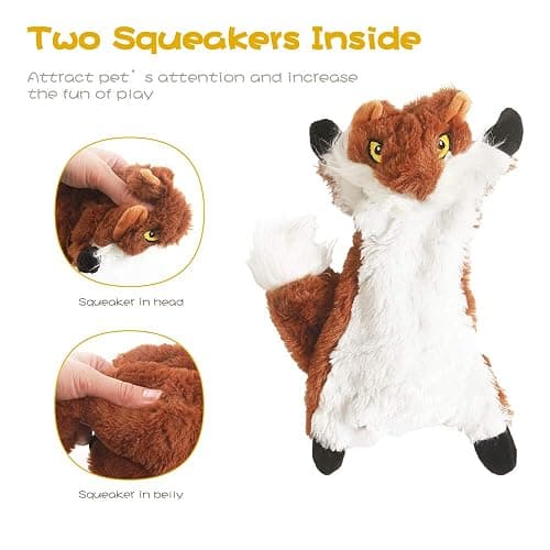 (5 Pack) Variety no-stuffing dog toys thumbnail 4