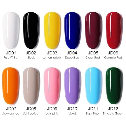 VENALISA 15ml Gel Nail Polish, Pure White Color Soak Off UV LED Nail Gel Polish Nail Art Starter Manicure Salon DIY at Home, 0.53 OZ thumbnail 3