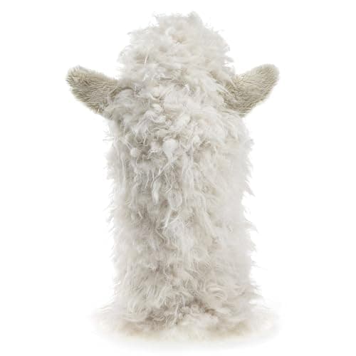 Folkmanis Alpaca Stage Puppet, White (2885) thumbnail 4