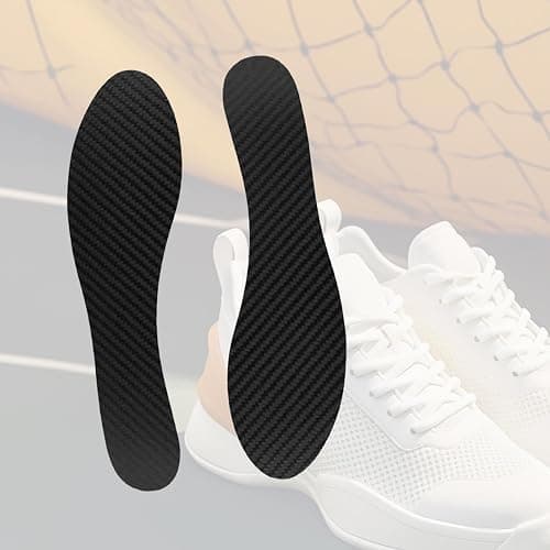 kowaku Carbon Fiber Insoles Shoe Inserts for Women Men,Soft Thin Lightweight, Arch Support Inserts Orthotic Shoe Insoles for Soccer, 37 - 37 thumbnail 4