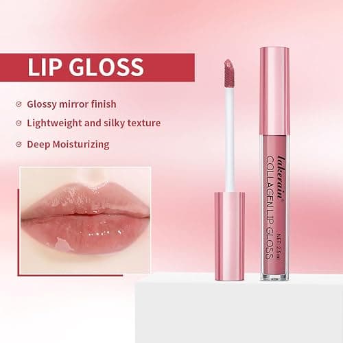 3PCS Lip Liner and Lipstick Combo Set - Matte Lip Liner Pencil, Velvet Matte Lipstick & Hydrating Collagen Lip Gloss - Long-Lasting, Smudge-Proof, High Pigment Nude Pink Lip Makeup Kit (Nude Pink) thumbnail 7