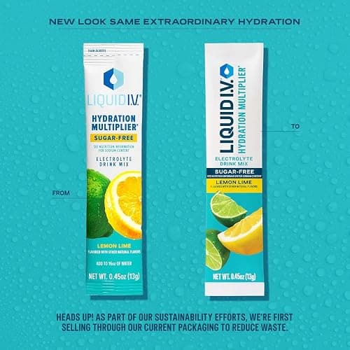 Liquid I.V.® Hydration Multiplier Sugar-Free - Lemon Lime (14 Servings) thumbnail 4