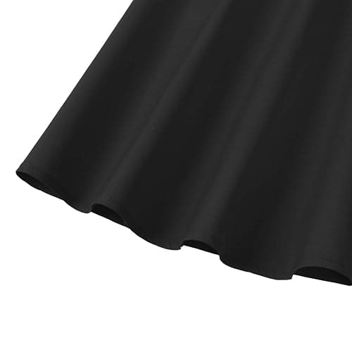 GOOBGS Women's 1950s Retro Vintage Spaghetti Strap Cocktail Swing Dresses with Pockets thumbnail 5