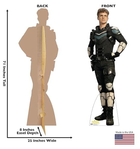 Cardboard People Adrian Chase Vigilante Life Size Cardboard Cutout Standup - Peacemaker (TV Series - Season 2) thumbnail 2