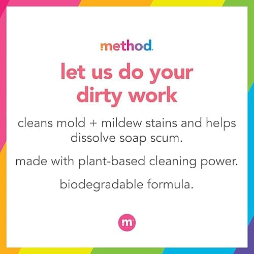 Method Bathroom Cleaner, Removes Mold + Mildew Stains, Eucalyptus Mint, 28 Fl Oz thumbnail 4