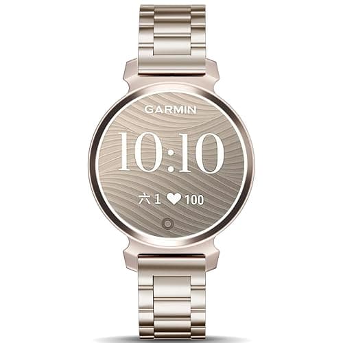 Koazon Metal Watch Band Compatible with Garmin Lily 2 Active/Lily 2 for Women,14mm Slim Adjustable Stainless Steel Elegant Chain Replacement Bracelet for Lily 2/2 Active Smartwatch Accessory thumbnail 2