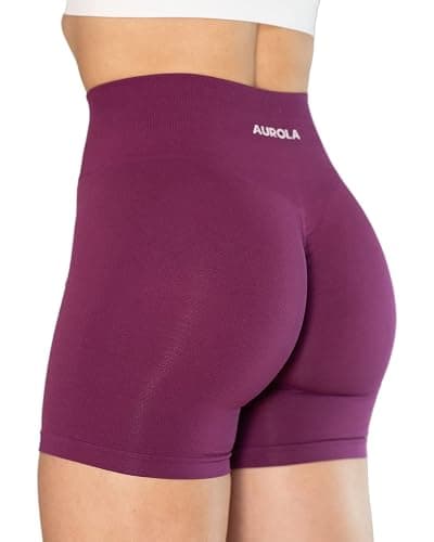 AUROLA Intensify Workout Shorts for Women Seamless Scrunch Short Gym Yoga Running Sport Active Exercise Fitness Shorts thumbnail 6