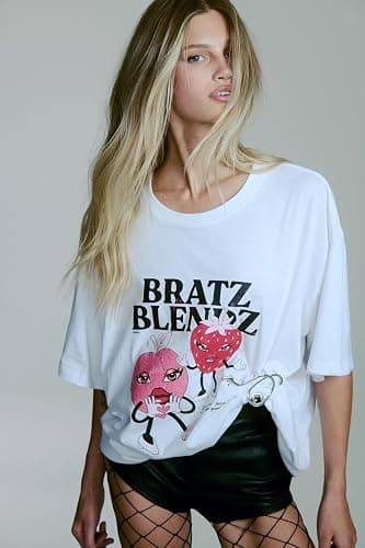 Bratz Stylin' Cloe - Fashion Doll with Customisable T-Shirt for You, Comes with Accessories, Cute Toys for Girls, Pink thumbnail 2