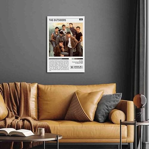 ZHANGLIUEN The Outsiders Poster Vintage Movie Poster Home Canvas Wall Art Decoration Gift for Office, Living Room, Dormitory, Boy's room, Bedroom 12x18inch(30x45cm) Unframed thumbnail 6