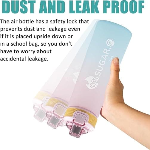 Botella de agua deportiva de 700 ml con cápsulas de 14 sabores Material Tritan resistente a altas temperaturas Sabor natural de frutas extraído asegura agua segura y sabrosa thumbnail 4
