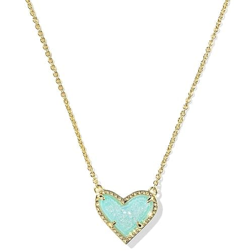 Kendra Scott Ari Heart Adjustable Length Pendant Necklace for Women, Fashion Jewelry - Image 1