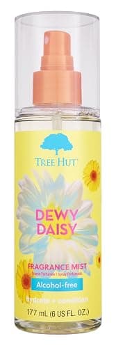 Tree Hut Dewy Daisy Hair & Body Mist, Body Spray, 6 Fl Oz | Body Spray, Fragrance with Velvety Florals & Fresh Green Notes, Everyday Fragrance Spray for Women - Image 1