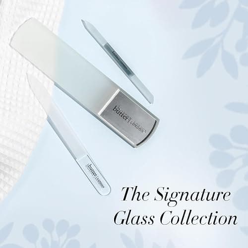 butter London Glass Nail File, Signature Glass Collection - Professional Nail Filers for Natural Nails - Salon Quality Manicure Pedicure Tool & Products for Fingernails & Toenails thumbnail 5