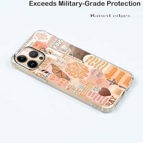Case for iPhone 13 Pro Max with Christian Design,Jesus Bible Verse Christian Quotes Collage,Soft TPU Bumper Case for iPhone 13 Pro Max,#8 thumbnail 5