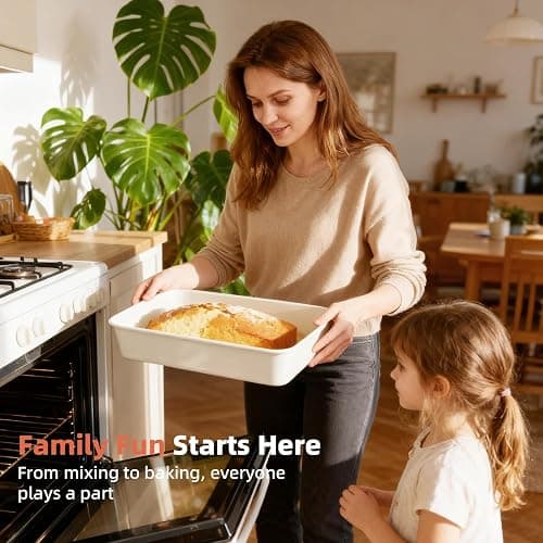 8-Piece Non-stick Baking Pans Set – Stackable Bakeware Set for Kitchen, Carbon Steel Baking Set with Cookie Sheet, Roasting Pan, Cake Pan, Muffin Pan, Cooling Rack, Baking Essentials Supplies thumbnail 3