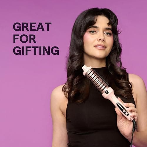 Wavytalk Thermal Brush, Blowout Boost Ionic Round Heated Hot Brush, to Make Hair Smoother & Shinier, Easy to Use, Not for Blow Drying, 38mm Barrel, 5 Temperature Settings, Dual Voltage, UK Plug thumbnail 9