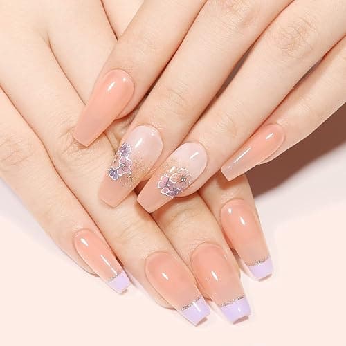 TOMICCA Nude Gel Nail Polish - Clear, Jelly, Translucent Nude - Quick Dry, Long Lasting UV Neutral Gel Polish for Nail Art Manicure thumbnail 7