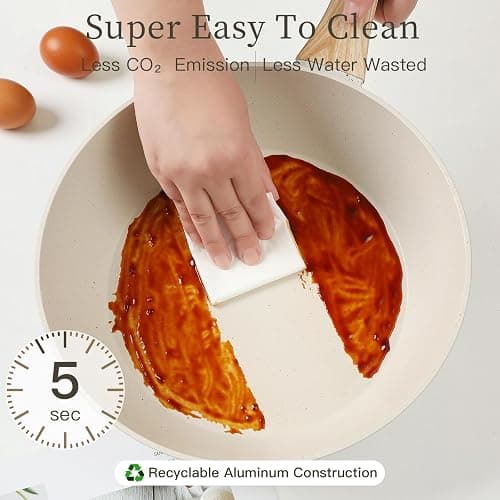 16PCS Pots and Pans Set Non Stick Cookware Set Nonstick with Cooking Set thumbnail 6