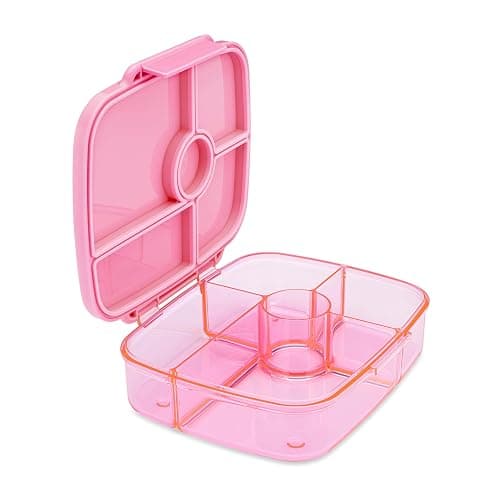Yumbox Go Leakproof Bento Lunch Box, 5 Compartments, Sydney Pink | Deep Portioned Tray | Removable Silicone Gasket | Lightweight Design | Fits Most Lunch Bags | Food-Safe & BPA-Free - Image 1