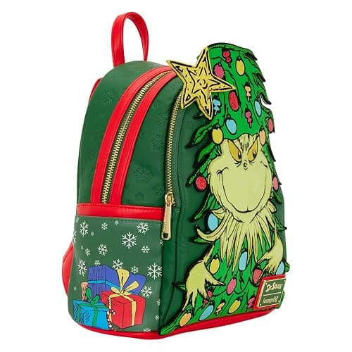 Loungefly Dr. Seuss Grinch Holiday Mini Backpack thumbnail 5