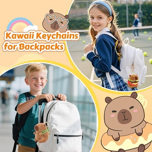 YOYTOO Capybara Gifts for Girls, Kids Capybara Plush Toys Set with Capybara Stuffed Animal, Secret Diary, Ballpoint Pen, Stickers, Birthday Gifts for Little Girls Age 5 6 7 8 9 10-12 Years Old thumbnail 5